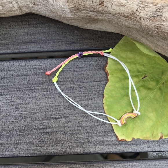 🌸🌿Handmade Adjustable Rainbow Bracelet Set🌿🌸 - Picture 3 of 6
